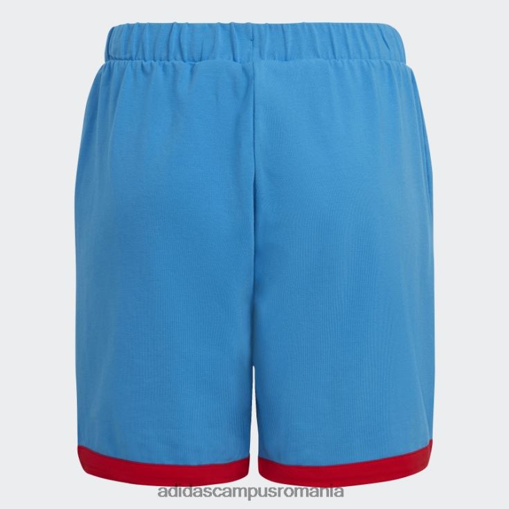 adidas campus romania x pantaloni scurți clasici lego fashion blue unisex albastru rosu J266N225208