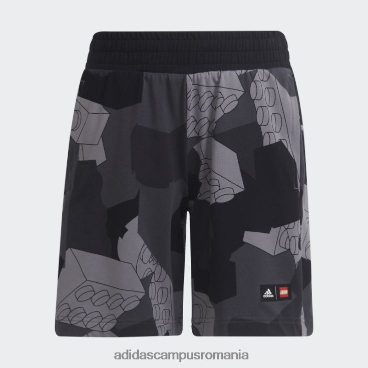 adidas campus romania x pantaloni scurți clasici lego gri unisex gri/carbon/negru J266N219088