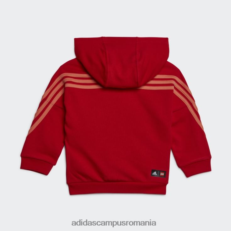 adidas campus romania x set clasic de jachetă și pantaloni lego roșu de modă unisex Coral rosu J266N211722