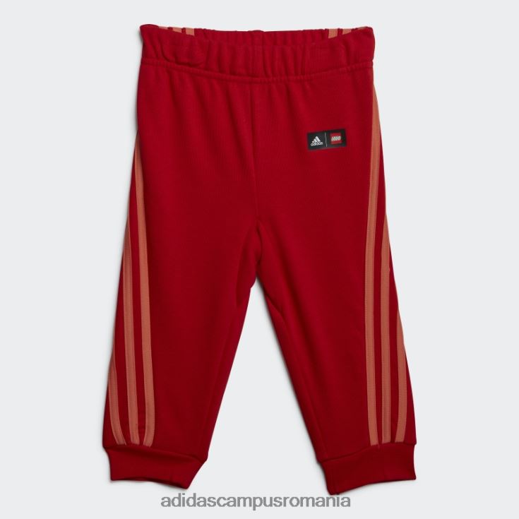 adidas campus romania x set clasic de jachetă și pantaloni lego roșu de modă unisex Coral rosu J266N211722
