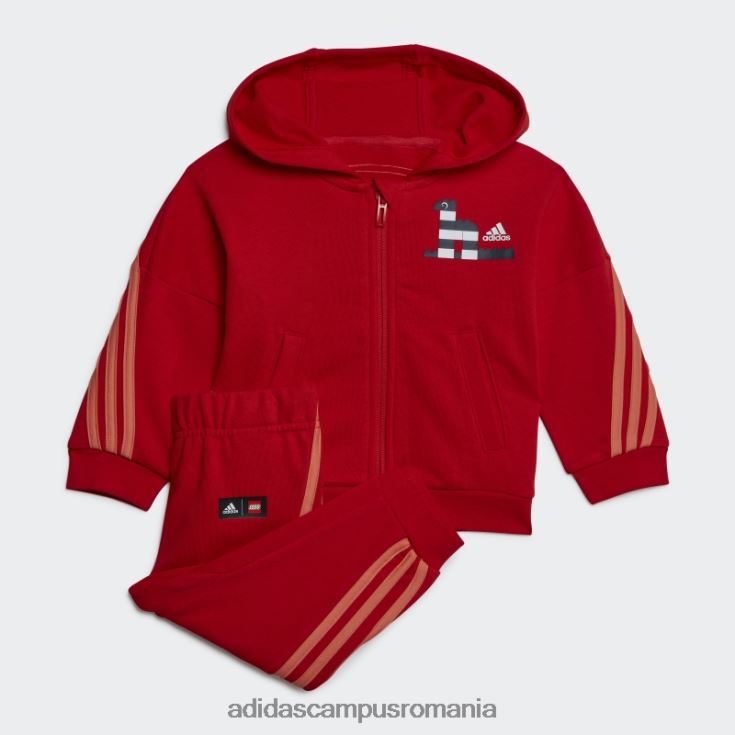 adidas campus romania x set de jachetă și pantaloni lego clasic, roșu fierbinte unisex Coral rosu J266N218685
