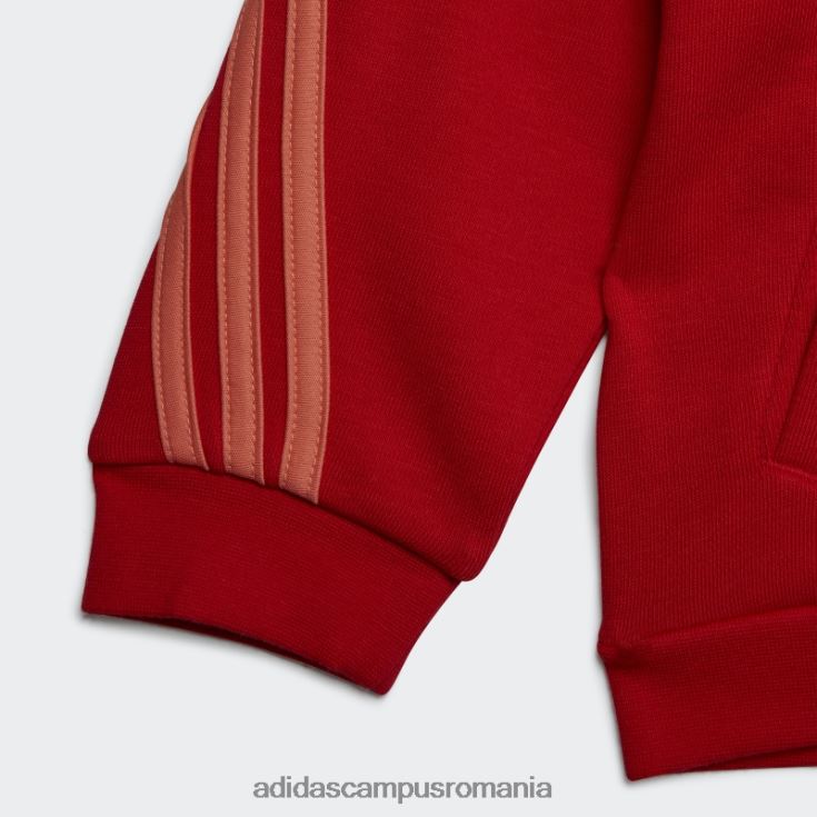 adidas campus romania x set de jachetă și pantaloni lego clasic, roșu fierbinte unisex Coral rosu J266N218685