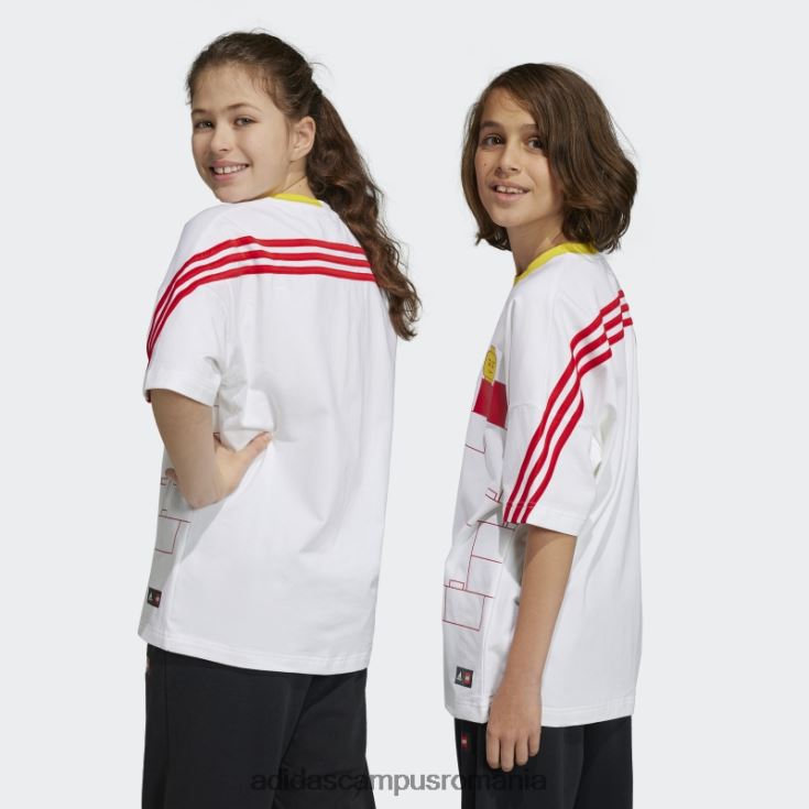 adidas campus romania x tricou alb lego clasic unisex alb roșu J266N211611