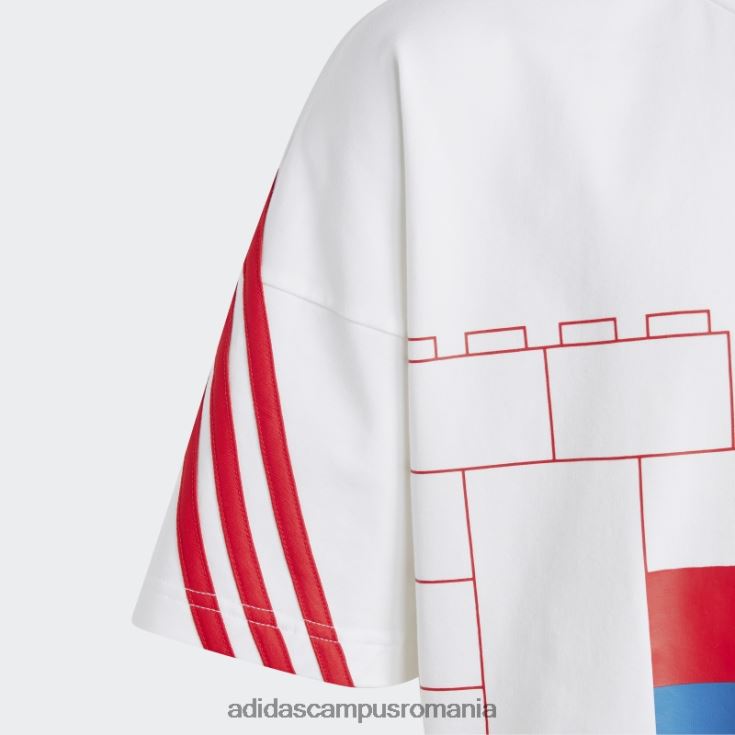 adidas campus romania x tricou alb lego clasic unisex alb roșu J266N211611