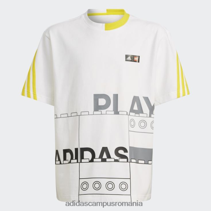 adidas campus romania x tricou lego clasic alb fashion unisex alb/galben J266N218905