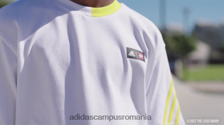 adidas campus romania x tricou lego clasic alb fashion unisex alb/galben J266N218905