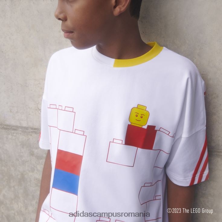 adidas campus romania x tricou lego clasic alb unisex alb roșu J266N218676
