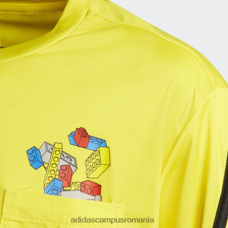 adidas campus romania x tricou lego clasic fashion galben unisex galben/negru J266N218954