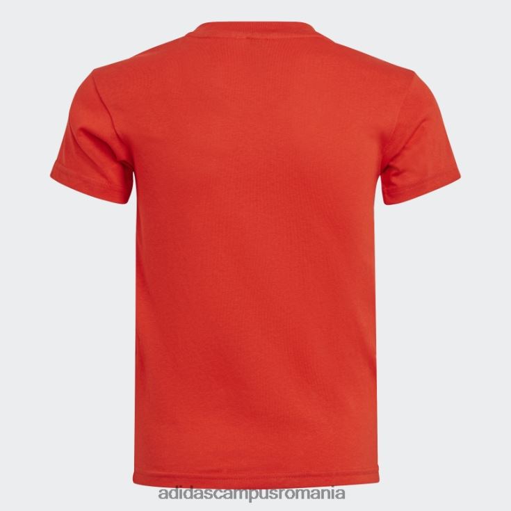adidas campus romania x tricou lego clasic roșu fierbinte unisex rosu albastru J266N219020