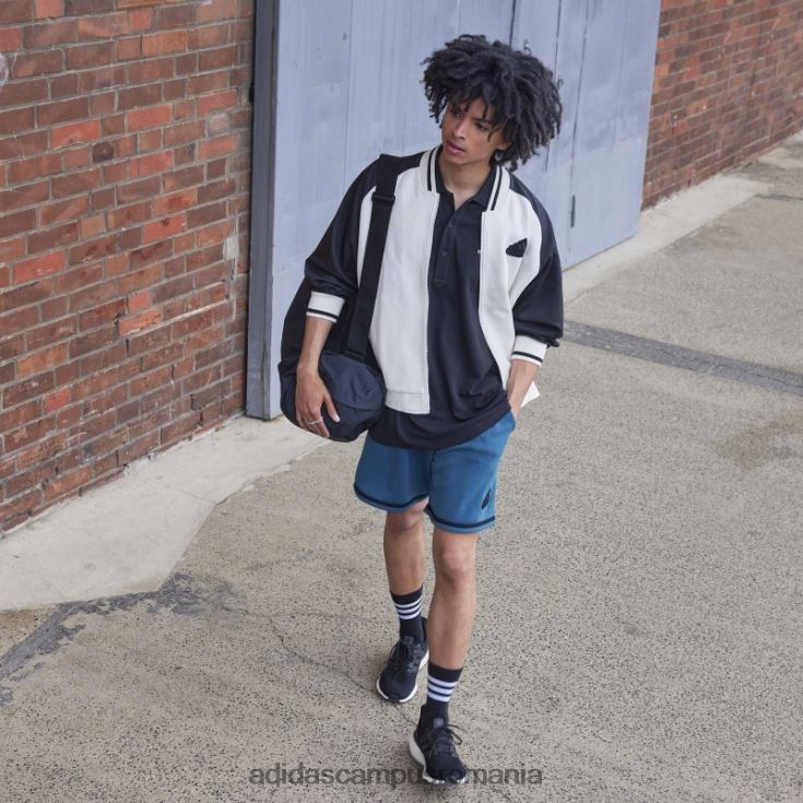 adidas campus romania jachetă bomber imprimată (gen neutru) albă unisex alb negru J266N21489