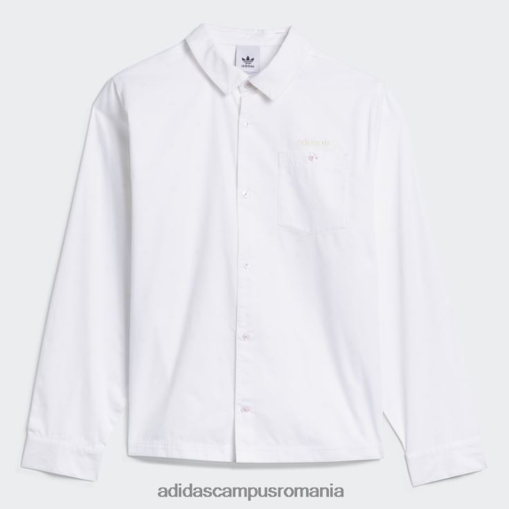 adidas campus romania cămașă albă de antrenor maxallure (neutru de gen) unisex alb/roz J266N21595