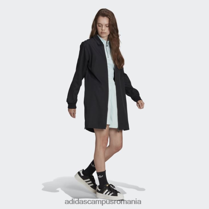 adidas campus romania cămașă rochie croită adicolor contempo neagră (neutru de gen) unisex negru J266N214621