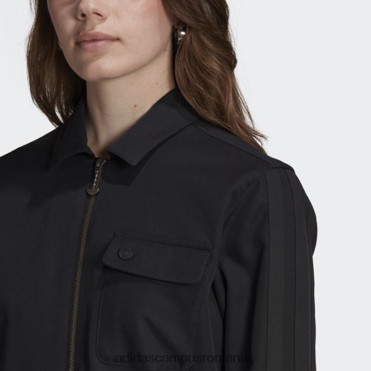adidas campus romania cămașă rochie croită adicolor contempo neagră (neutru de gen) unisex negru J266N214621