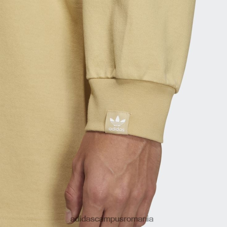 adidas campus romania cântec bej neclar pentru tricou adidas cu mânecă lungă unisex bej cețos J266N21089