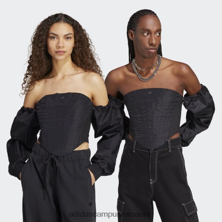 adidas campus romania corset santiago versiune negru albastru (neutru de gen) unisex negru J266N213798