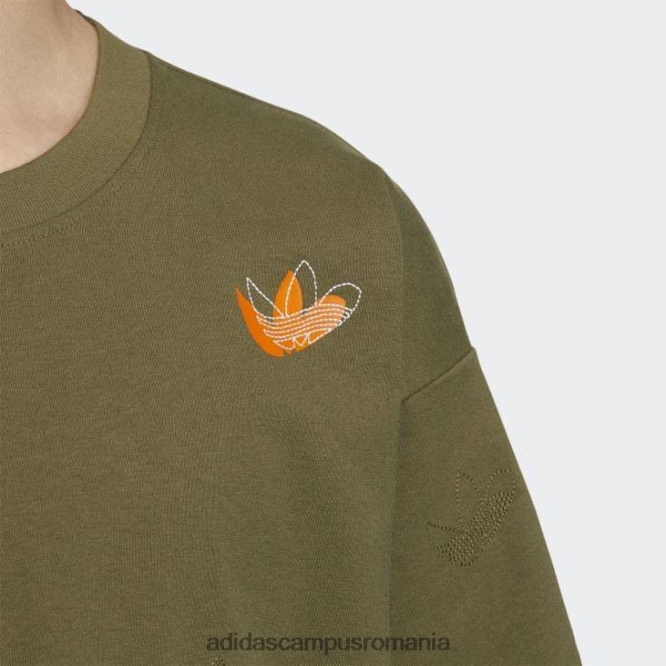 adidas campus romania exterior scatter tee olive unisex măsline J266N21591