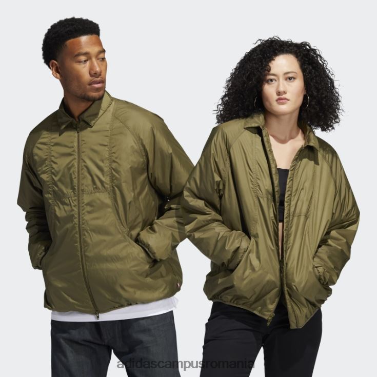 adidas campus romania geacă izolată antrenor (gen neutru) olive adidas unisex măsline J266N214970