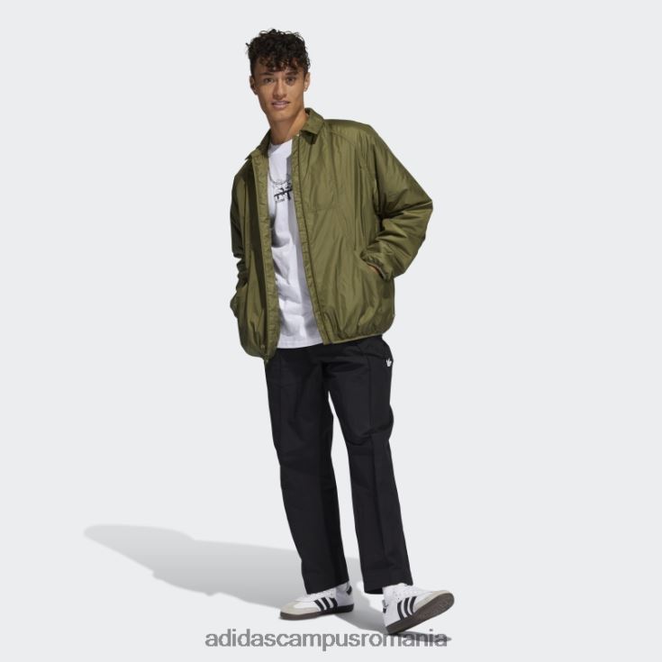 adidas campus romania geacă izolată antrenor (gen neutru) olive adidas unisex măsline J266N214970
