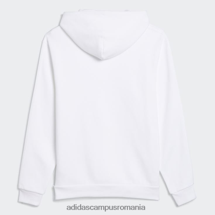 adidas campus romania hanorac alb cu glumă grea (neutru de gen) unisex alb J266N21661