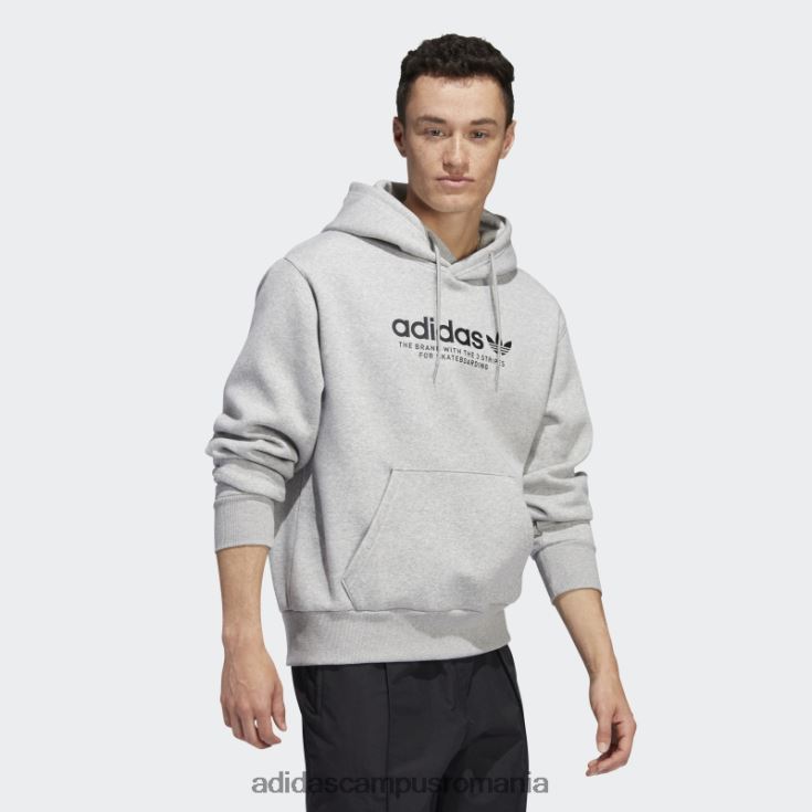 adidas campus romania hanorac cu logo skateboarding 4.0 gri mediu (neutru de gen) unisex gri mediu/negru J266N21295
