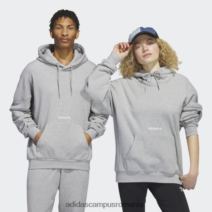 adidas campus romania hanorac gri mediu skateboarding clr84 (gen neutru) adidas unisex gri mediu/alb J266N214109