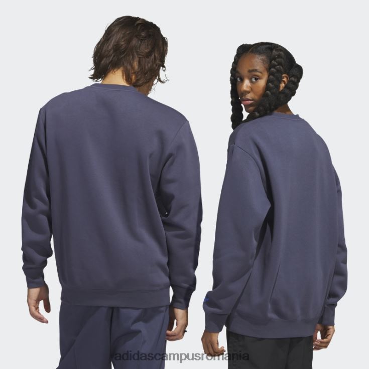 adidas campus romania hanorac shmoofoil cu grafică bleumarin cu decolteu unisex bleumarin/multicolor J266N25741