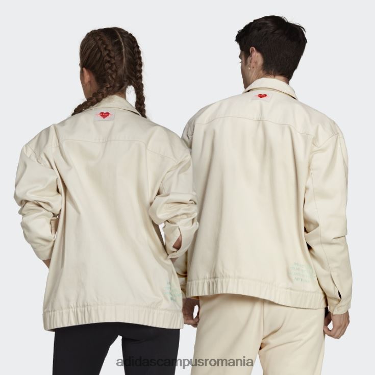 adidas campus romania jachetă albă v-day (neutru de gen) adidas unisex alb J266N27521