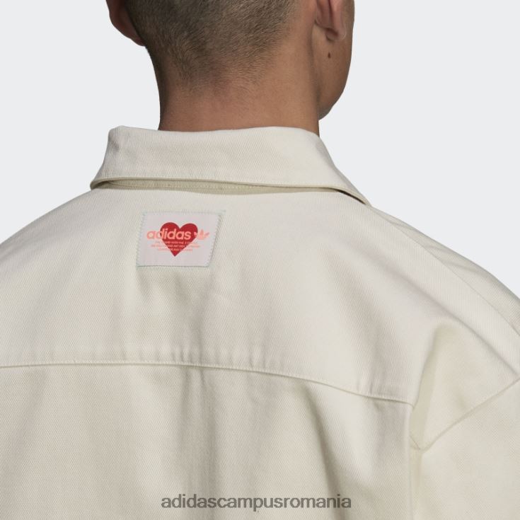adidas campus romania jachetă albă v-day (neutru de gen) adidas unisex alb J266N27521