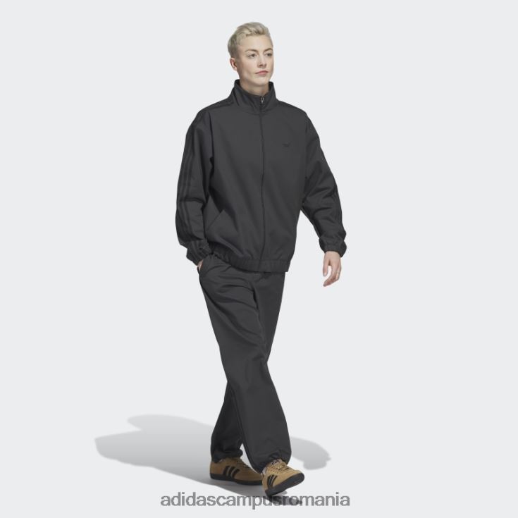 adidas campus romania jachetă de sport firebird pentru skateboarding din carbon (neutru de gen) unisex carbon/negru J266N25806