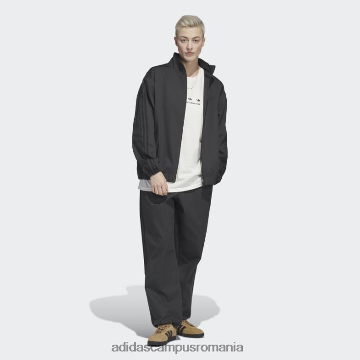adidas campus romania jachetă de sport firebird pentru skateboarding din carbon (neutru de gen) unisex carbon/negru J266N25806