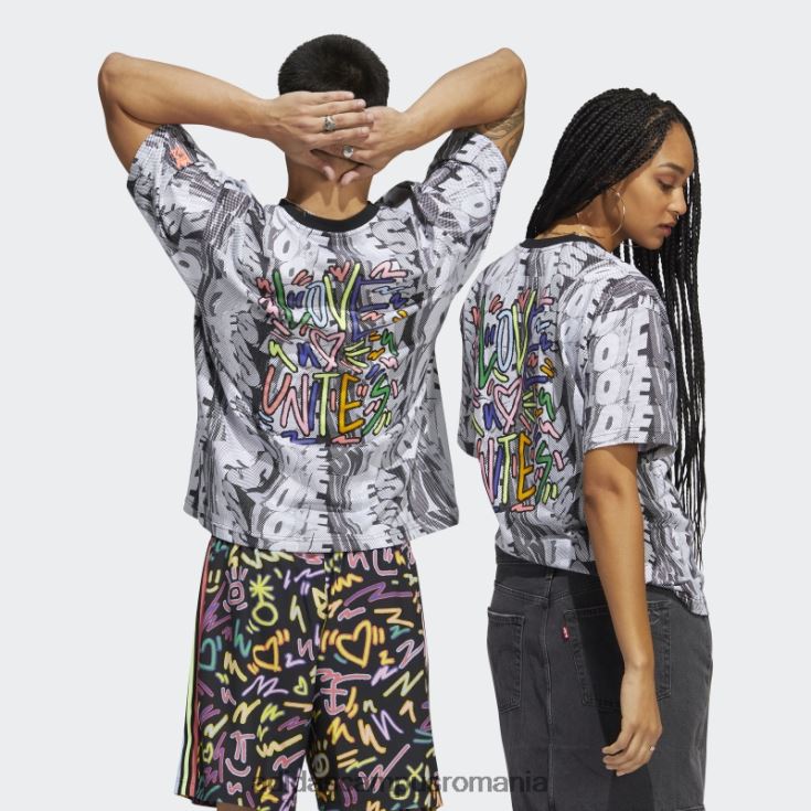 adidas campus romania multicolor love unites tricou cu imprimeu doodle (gen neutru) adidas unisex multicolor J266N215171