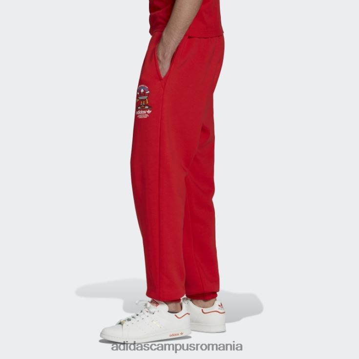 adidas campus romania pantaloni de jogging pentru transpirație de Crăciun (gen neutru) roșii adidas unisex roșu J266N215108