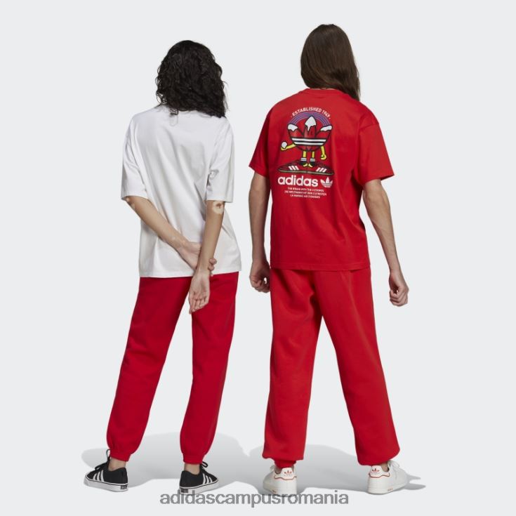 adidas campus romania pantaloni de jogging pentru transpirație de Crăciun (gen neutru) roșii adidas unisex roșu J266N215108