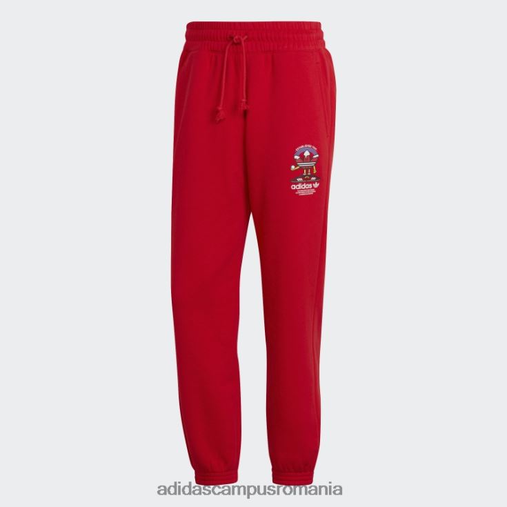 adidas campus romania pantaloni de jogging pentru transpirație de Crăciun (gen neutru) roșii adidas unisex roșu J266N215108