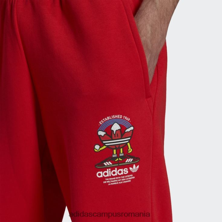 adidas campus romania pantaloni de jogging pentru transpirație de Crăciun (gen neutru) roșii adidas unisex roșu J266N215108