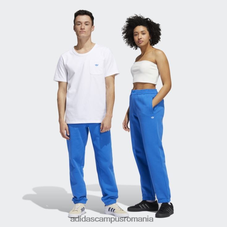 adidas campus romania pantaloni grei shmoofoil (gen neutru) pasăre albastră unisex pasăre albastră/albă J266N23673