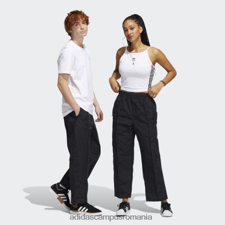 adidas campus romania pantaloni negri pintuck (neutru de gen) unisex negru J266N21222