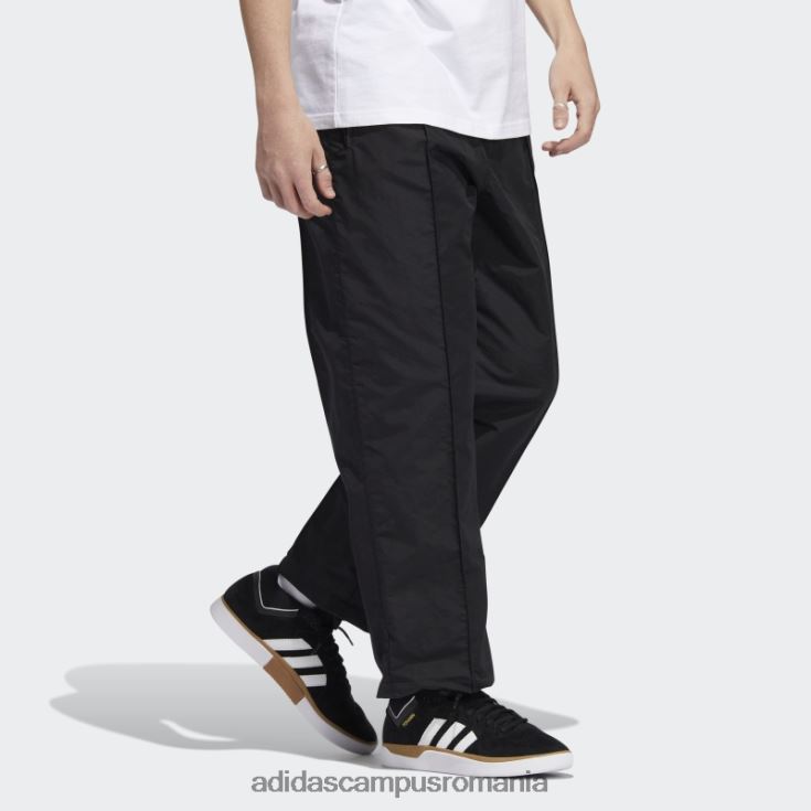 adidas campus romania pantaloni negri pintuck (neutru de gen) unisex negru J266N21222