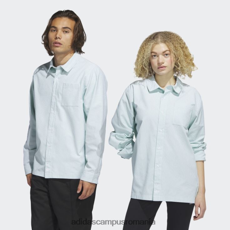 adidas campus romania shmoofoil buton-up (neutru de gen) curte verde unisex verde curte/alb J266N25978