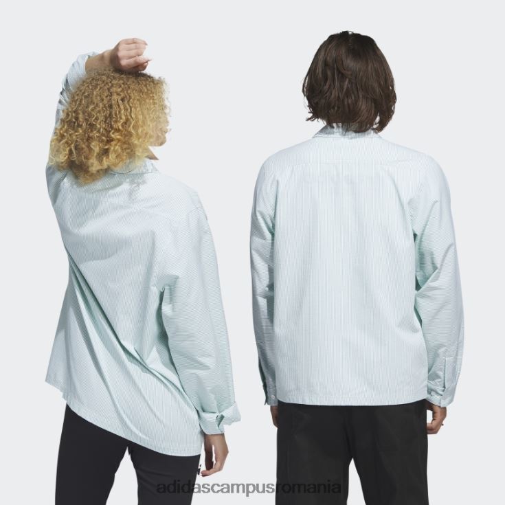 adidas campus romania shmoofoil buton-up (neutru de gen) curte verde unisex verde curte/alb J266N25978