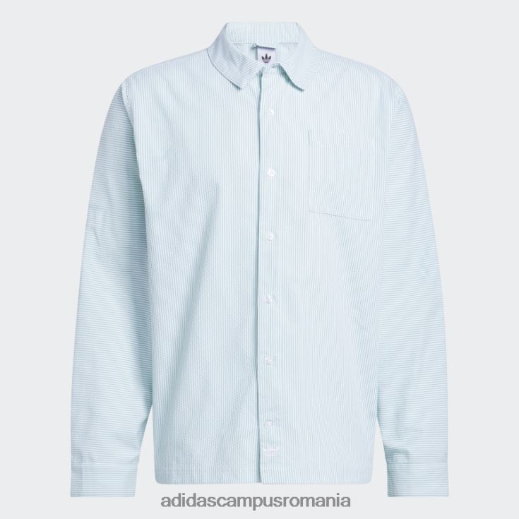 adidas campus romania shmoofoil buton-up (neutru de gen) curte verde unisex verde curte/alb J266N25978