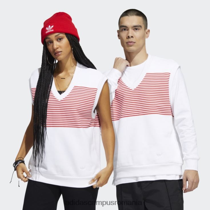 adidas campus romania shmoofoil chair vesta de lupta (gen neutru) alb unisex alb roșu J266N23650