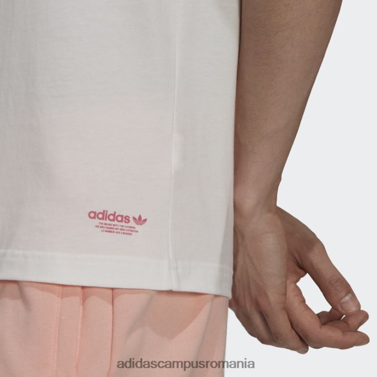 adidas campus romania tricou amuzant dino (gen neutru) alb unisex alb J266N26920