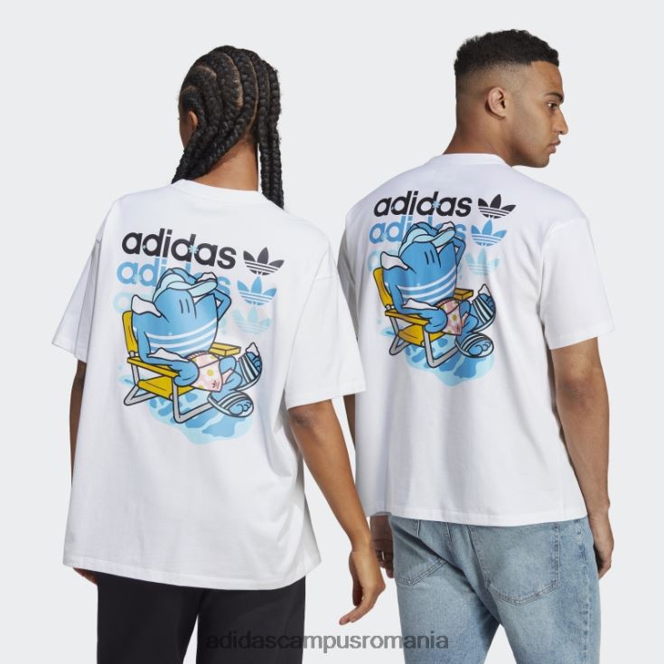 adidas campus romania tricou de craciun (gen neutru) alb adidas unisex alb J266N214820