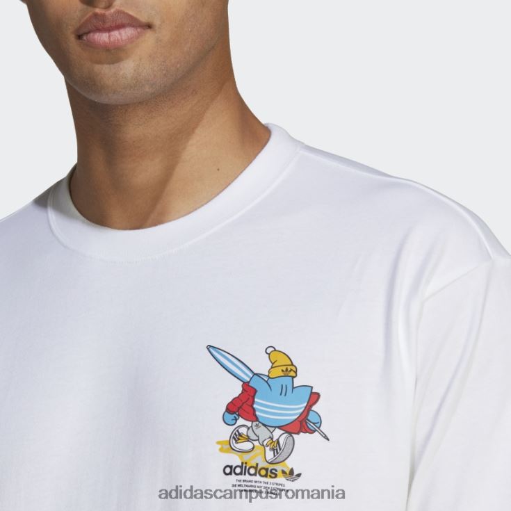 adidas campus romania tricou de craciun (gen neutru) alb adidas unisex alb J266N214820