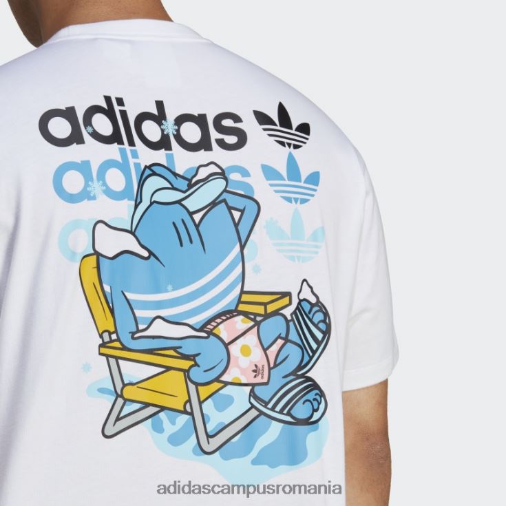 adidas campus romania tricou de craciun (gen neutru) alb adidas unisex alb J266N214820