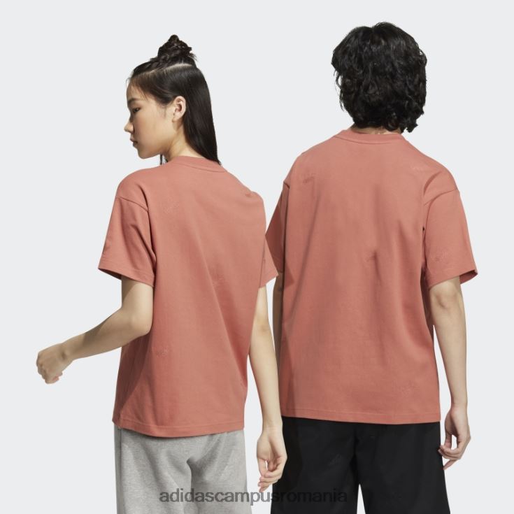 adidas campus romania tricou împrăștiat în aer liber pământ unisex Pământ J266N21235