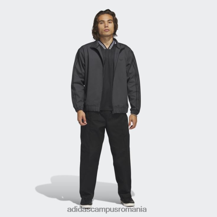 adidas campus romania tricou negru cu oase de pește (fără sex) unisex alb negru J266N25771
