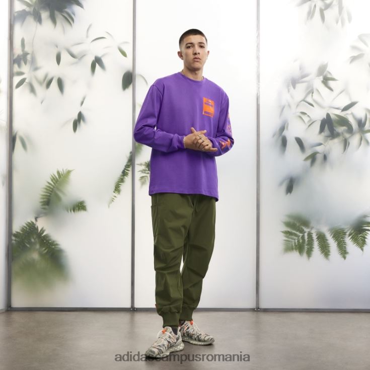 adidas campus romania tricou grafic violet cu mânecă lungă (toate genurile) adidas unisex Violet J266N213713