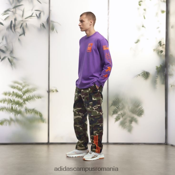 adidas campus romania tricou grafic violet cu mânecă lungă (toate genurile) adidas unisex Violet J266N213713